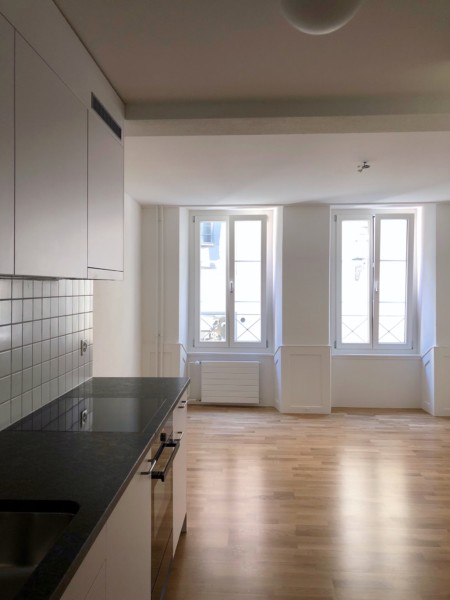 Küche Regelgeschoss Umbau Altstadthaus Baden