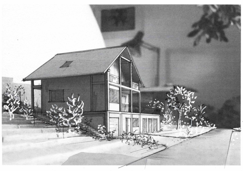 Studie Obersiggenthal
Südfassade Neubau Studie Neubau Obersiggenthal