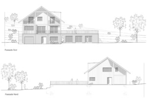 Fassaden Studie Neubau Obersiggenthal