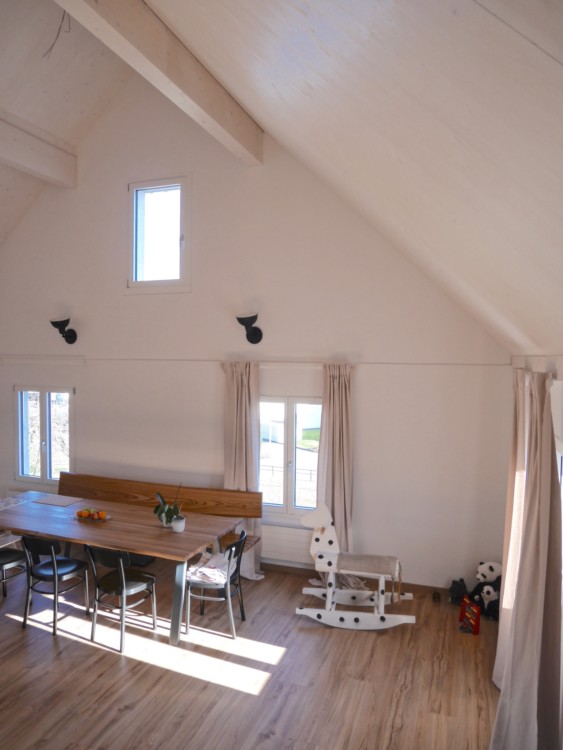 Wohnhalle Umbau Bauernhaus Lengnau
