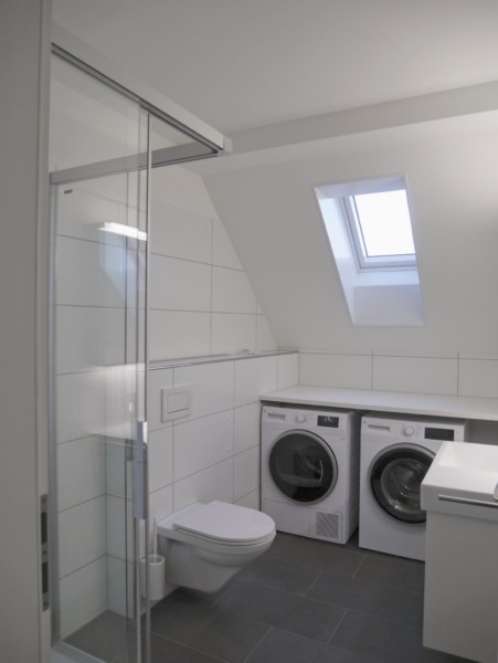 Bad Dachgeschoss Umbau Riegelhaus Wettingen