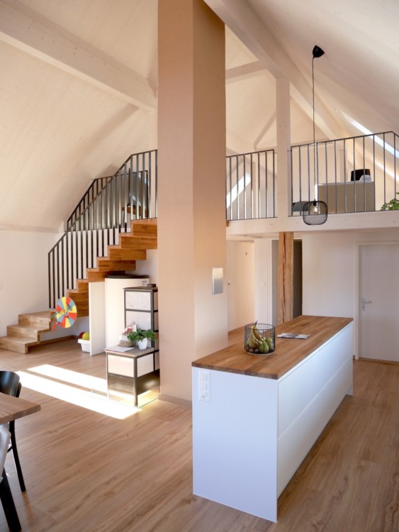 Wohnhalle Umbau Bauernhaus Lengnau