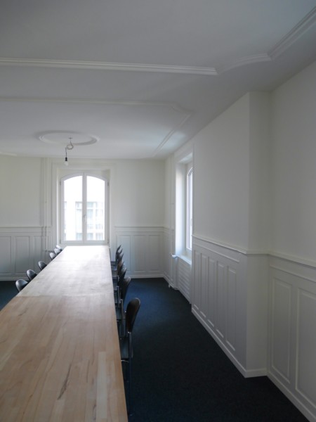 Saal Erdgeschoss Umbau Riegelhaus Wettingen