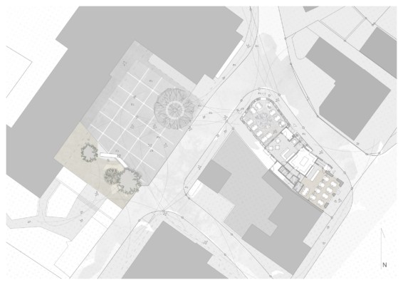 Platzgestaltung und Wegverbindungen Platzgestaltung Städtebau Restaurant Möriken
