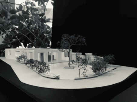 Modell Terrasse Bar / Restaurant Central Modellbau Gartenterrasse