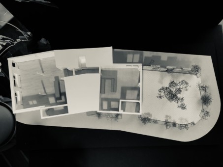 Modell Erdgeschoss Restaurant / Bar / Terrasse Restaurant / Bar Restaurant Central Mörike - Wildegg