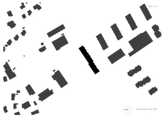 Situation / Städtebau Städtebau Situation Alterswohnungen Remetschwil Studie WBW